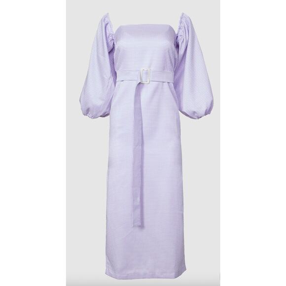 Saint Mojavi Jaipur Gingham Midi Dress - Picture 1 of 8